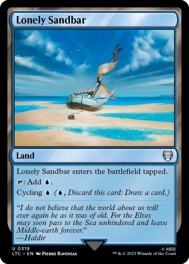 Lonely Sandbar — Commander: The Lord of the Rings: Tales of Middle-earth