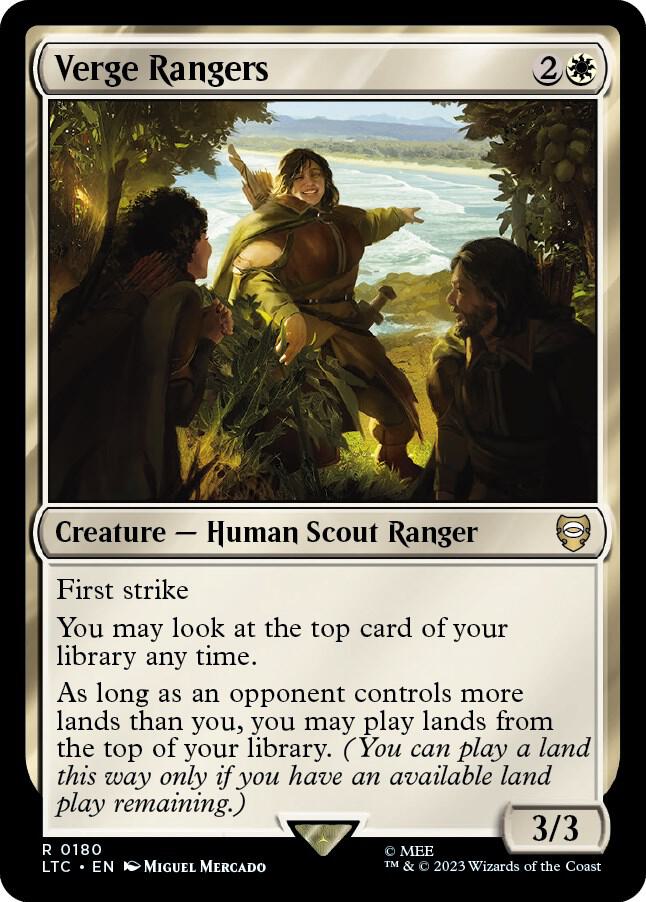 Verge Rangers — Commander: The Lord of the Rings: Tales of Middle-earth