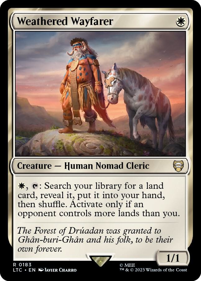 Weathered Wayfarer — Commander: The Lord of the Rings: Tales of Middle-earth