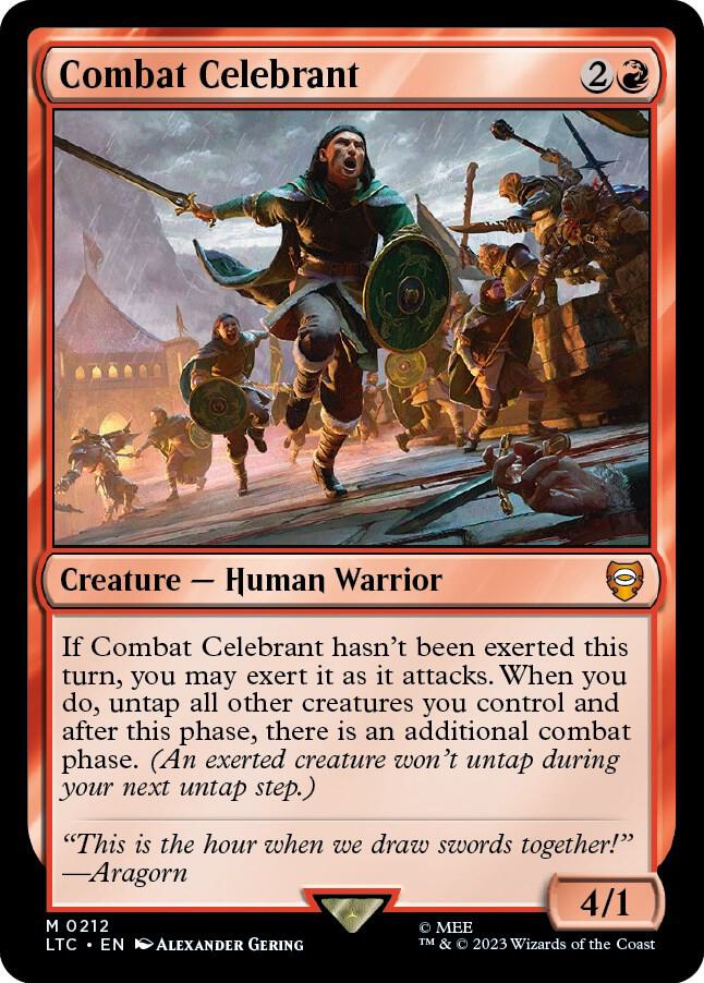Combat Celebrant — Commander: The Lord of the Rings: Tales of Middle-earth