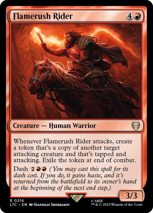 Flamerush Rider — Commander: The Lord of the Rings: Tales of Middle-earth
