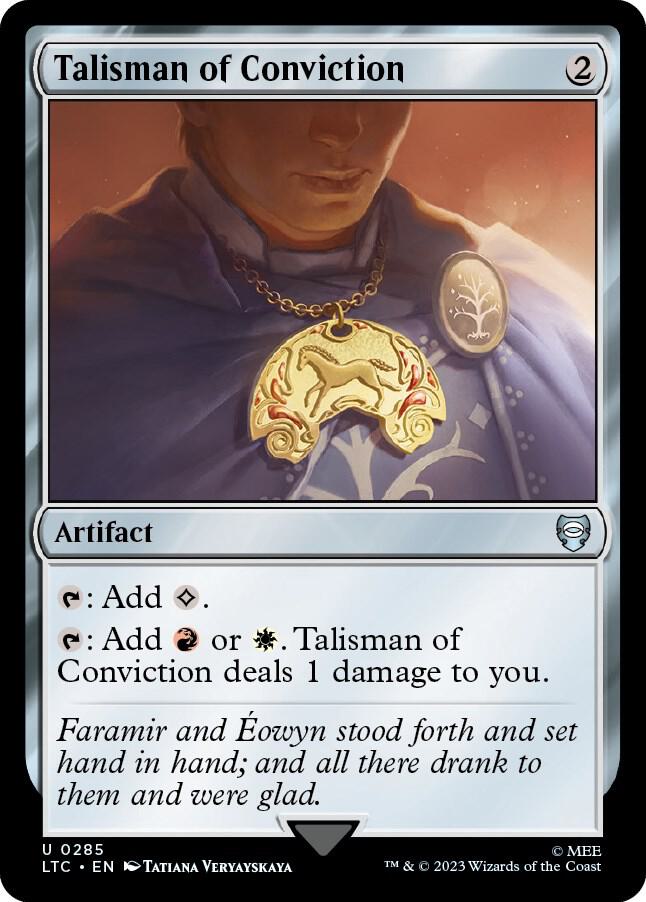 Talisman of Conviction — Commander: The Lord of the Rings: Tales of Middle-earth
