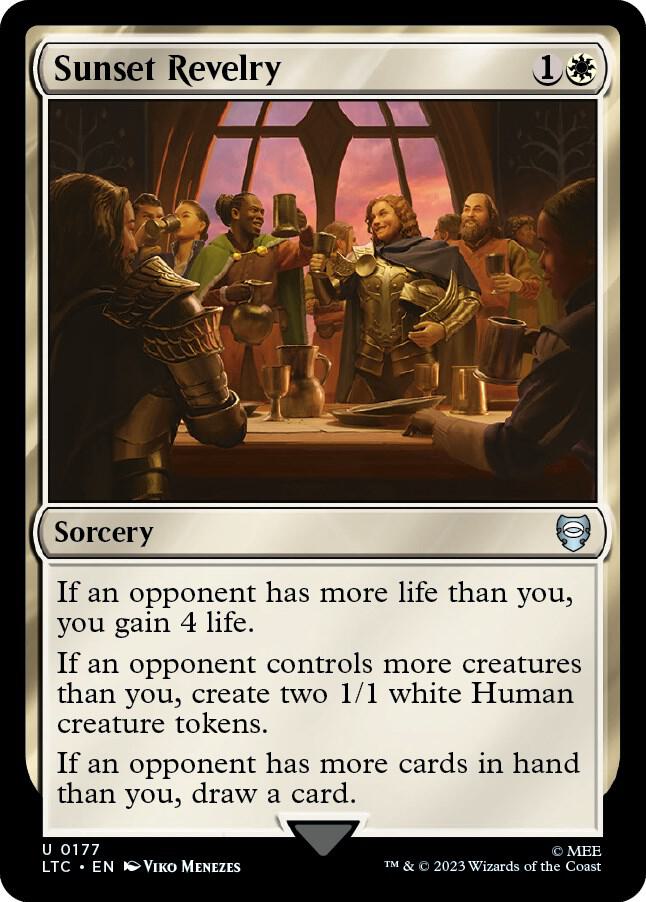 Sunset Revelry — Commander: The Lord of the Rings: Tales of Middle-earth