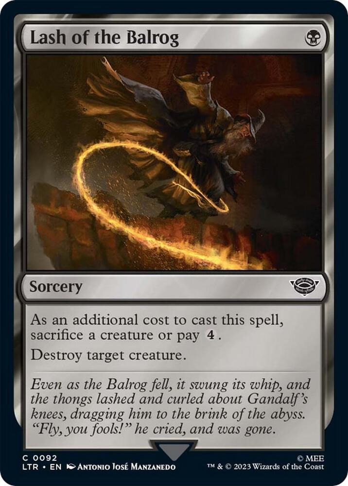 Lash of the Balrog — Universes Beyond: The Lord of the Rings: Tales of Middle-earth