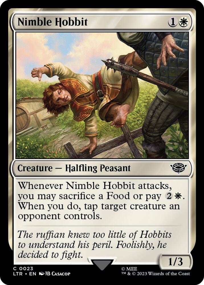 Nimble Hobbit — Universes Beyond: The Lord of the Rings: Tales of Middle-earth