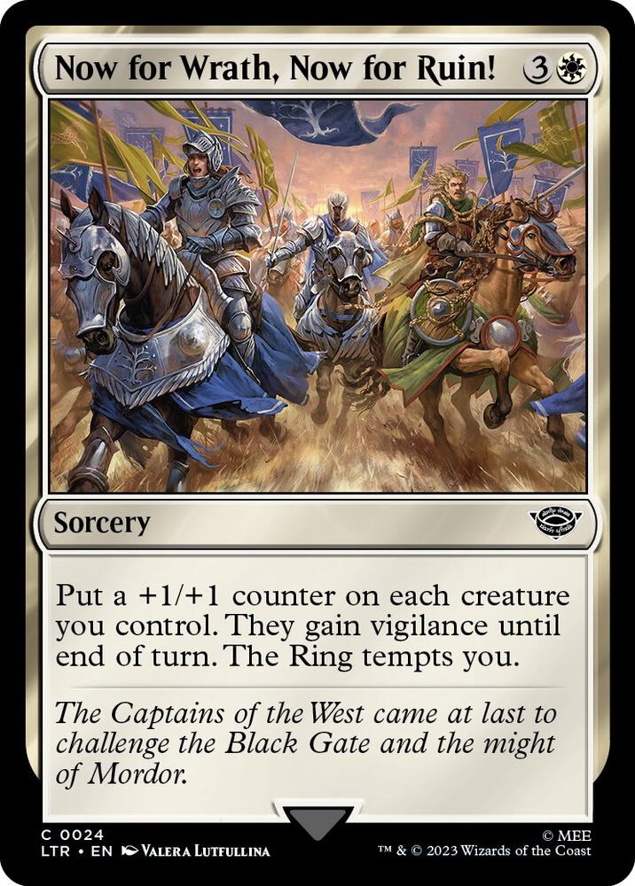 Now for Wrath, Now for Ruin! — Universes Beyond: The Lord of the Rings: Tales of Middle-earth