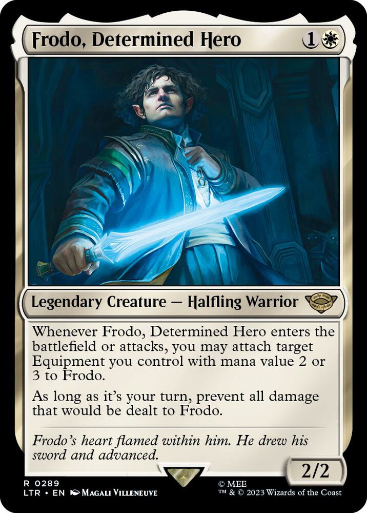 Frodo, Determined Hero — Universes Beyond: The Lord of the Rings: Tales of Middle-earth