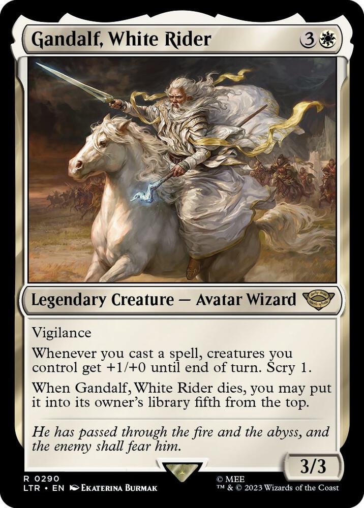 Gandalf, White Rider — Universes Beyond: The Lord of the Rings: Tales of Middle-earth