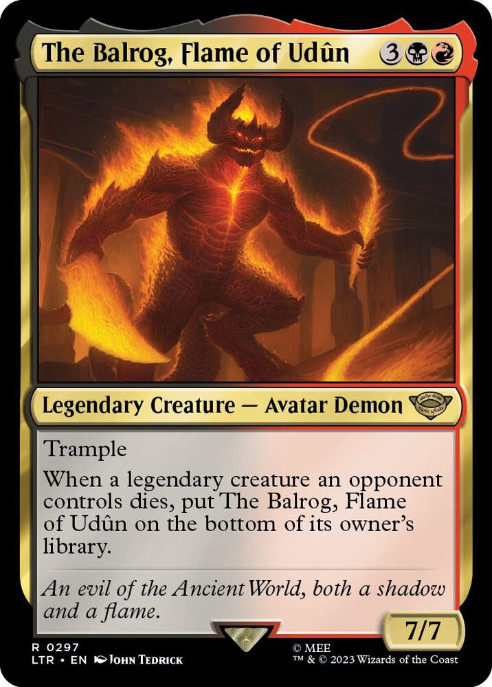 The Balrog, Flame of Udun — Universes Beyond: The Lord of the Rings: Tales of Middle-earth