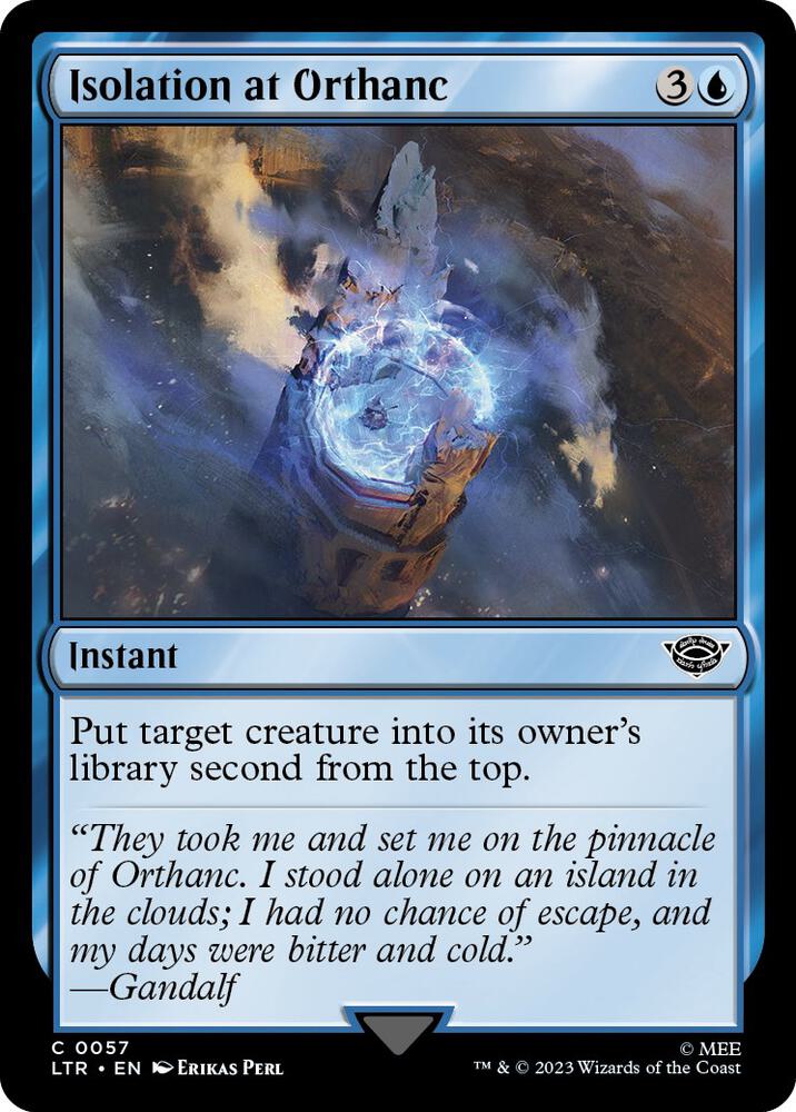 Isolation at Orthanc — Universes Beyond: The Lord of the Rings: Tales of Middle-earth