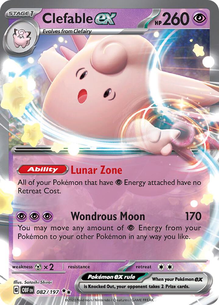Clefable ex — SV03: Obsidian Flames