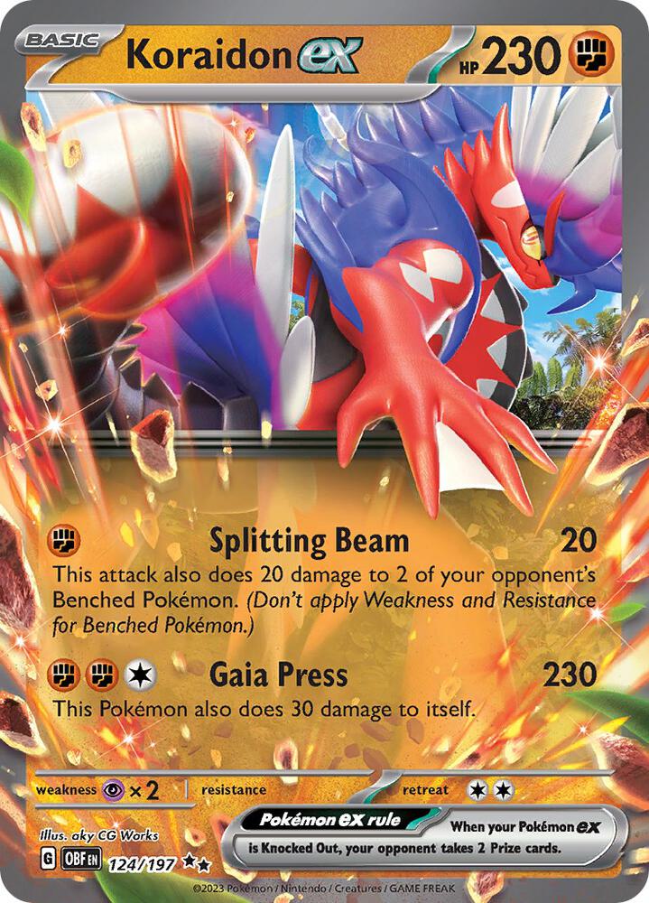 Koraidon ex — SV03: Obsidian Flames