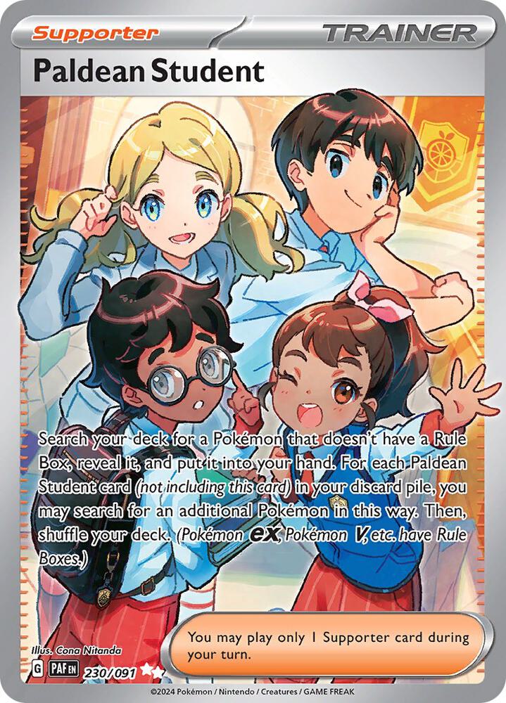 Paldean Student - 230/091 — SV: Paldean Fates
