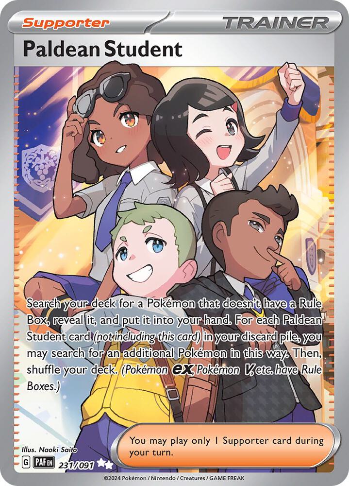 Paldean Student - 231/091 — SV: Paldean Fates