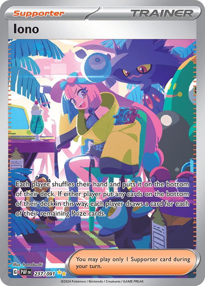 Iono - 237/091 — SV: Paldean Fates
