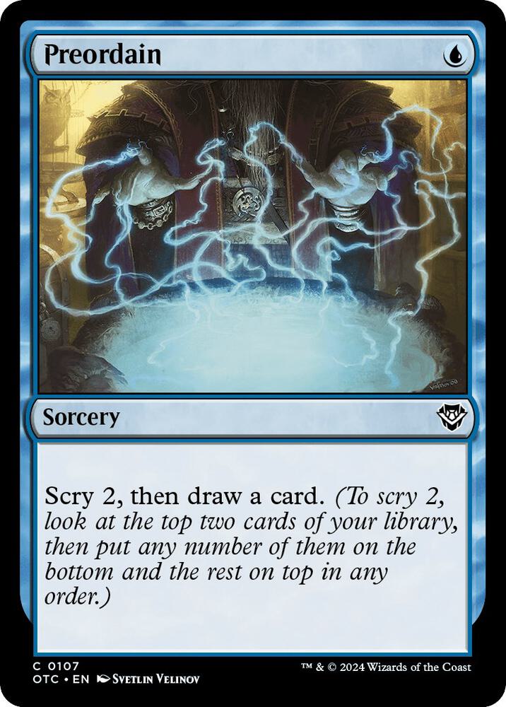 Preordain — Commander: Outlaws of Thunder Junction