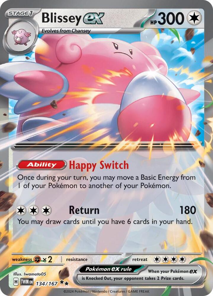 Blissey ex - 134/167 — SV06: Twilight Masquerade