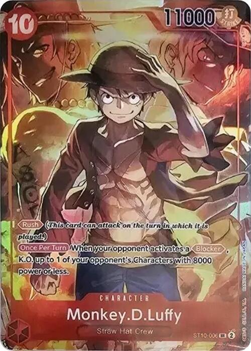 Monkey.D.Luffy (Treasure Booster Set) — One Piece Promotion Cards