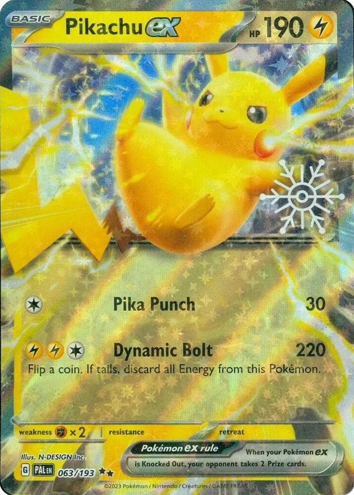 Pikachu ex (Holiday Calendar) — Miscellaneous Cards &amp; Products