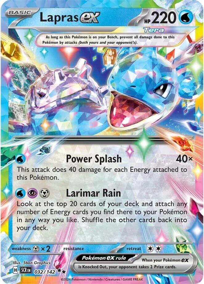 Lapras ex - 032/142 — SV07: Stellar Crown