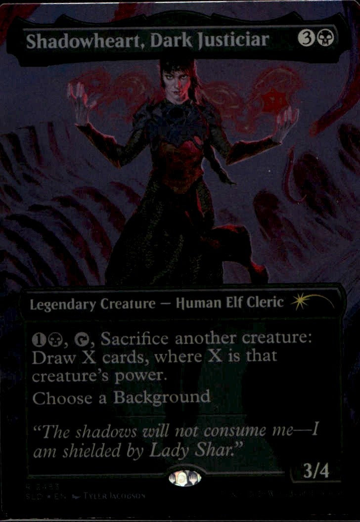 Shadowheart, Dark Justiciar Foil R Secret Lair Drop Series 2483 NM