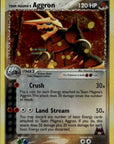 Team Magma's Aggron Holofoil Holo Rare Team Magma vs Team Aqua 7/95 NM