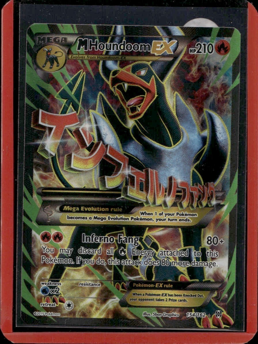 M Houndoom EX (Full Art) Holofoil Ultra Rare XY - BREAKthrough 154/162 NM