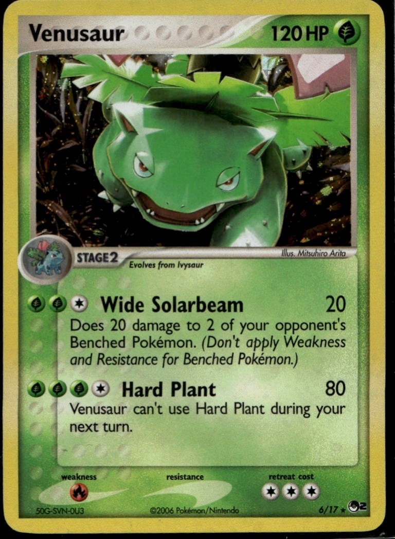 Venusaur Rare POP Series 2 006/017 NM