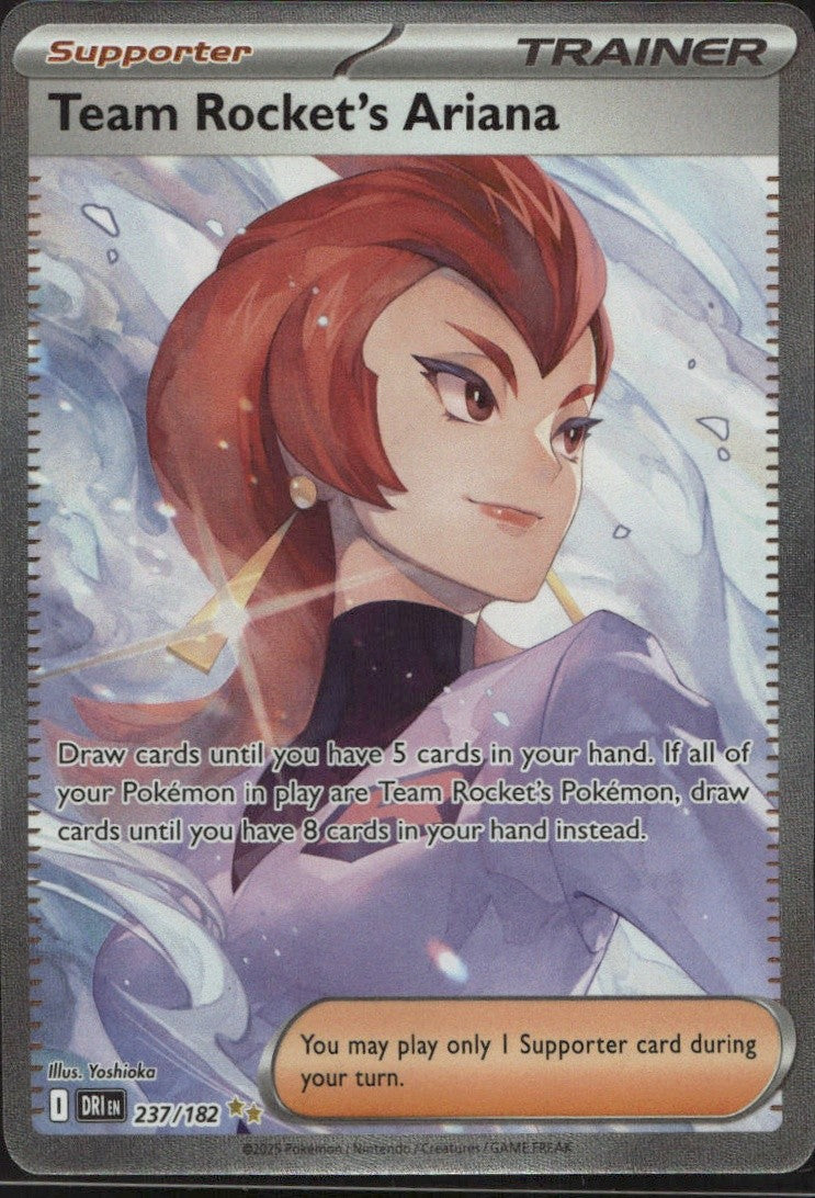Team Rocket's Ariana - 237/182 Holofoil SV10: Destined Rivals 237/182 NM