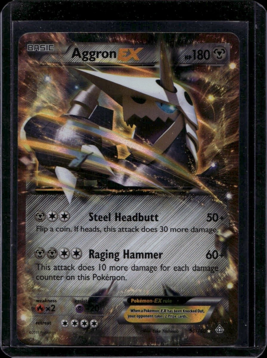 Aggron ex Holofoil Ultra Rare Crystal Guardians 89/100 NM