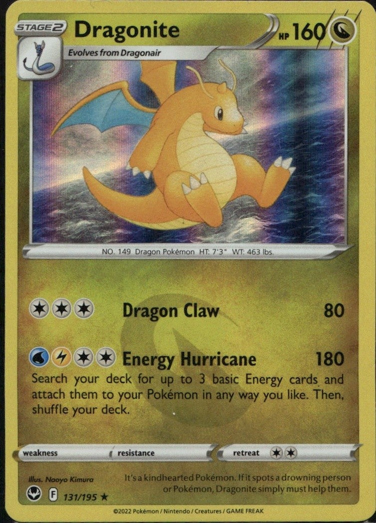Dragonite Holofoil Holo Rare SWSH12: Silver Tempest 131/195 NM