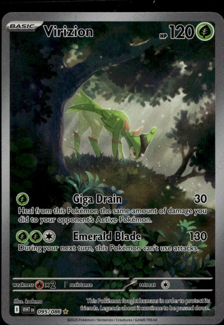 Virizion - 095/086 Illustration Rare SV: White Flare 095/086 NM