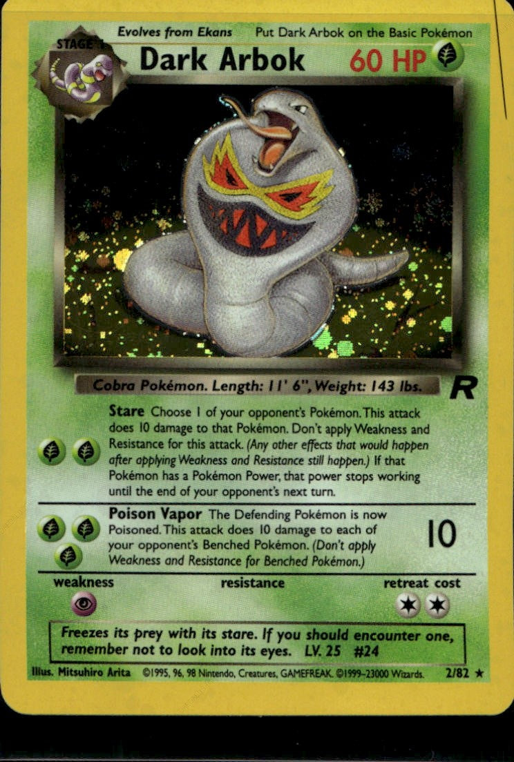 Dark Arbok (2) Unlimited Holofoil LP
