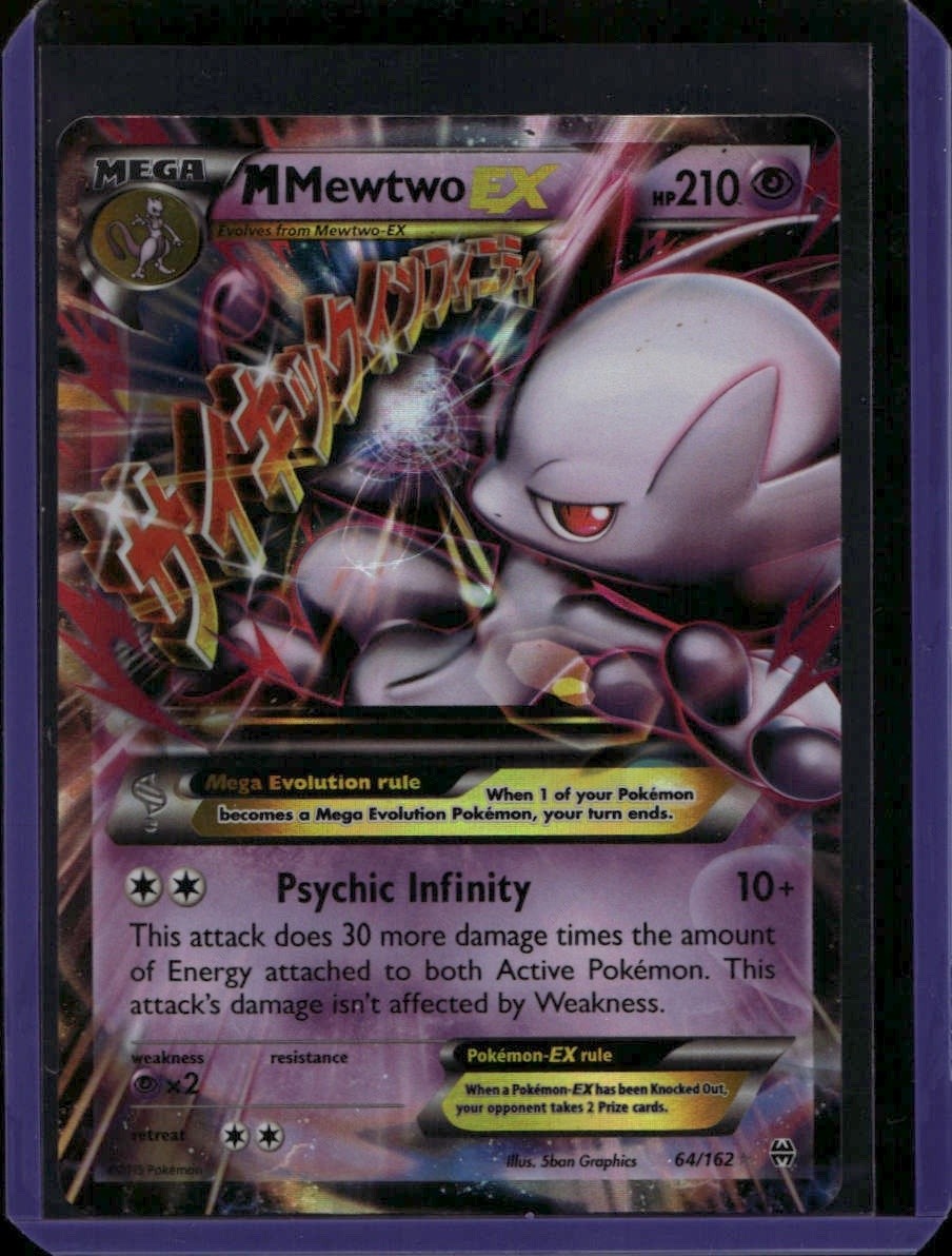 M Mewtwo EX (64) Holofoil Ultra Rare XY - BREAKthrough 64/162 LP
