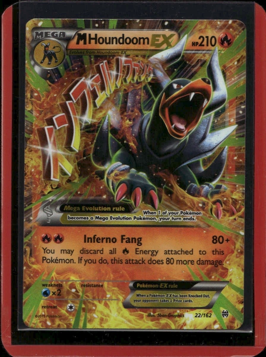 M Houndoom EX Holofoil Ultra Rare XY - BREAKthrough 22/162 NM