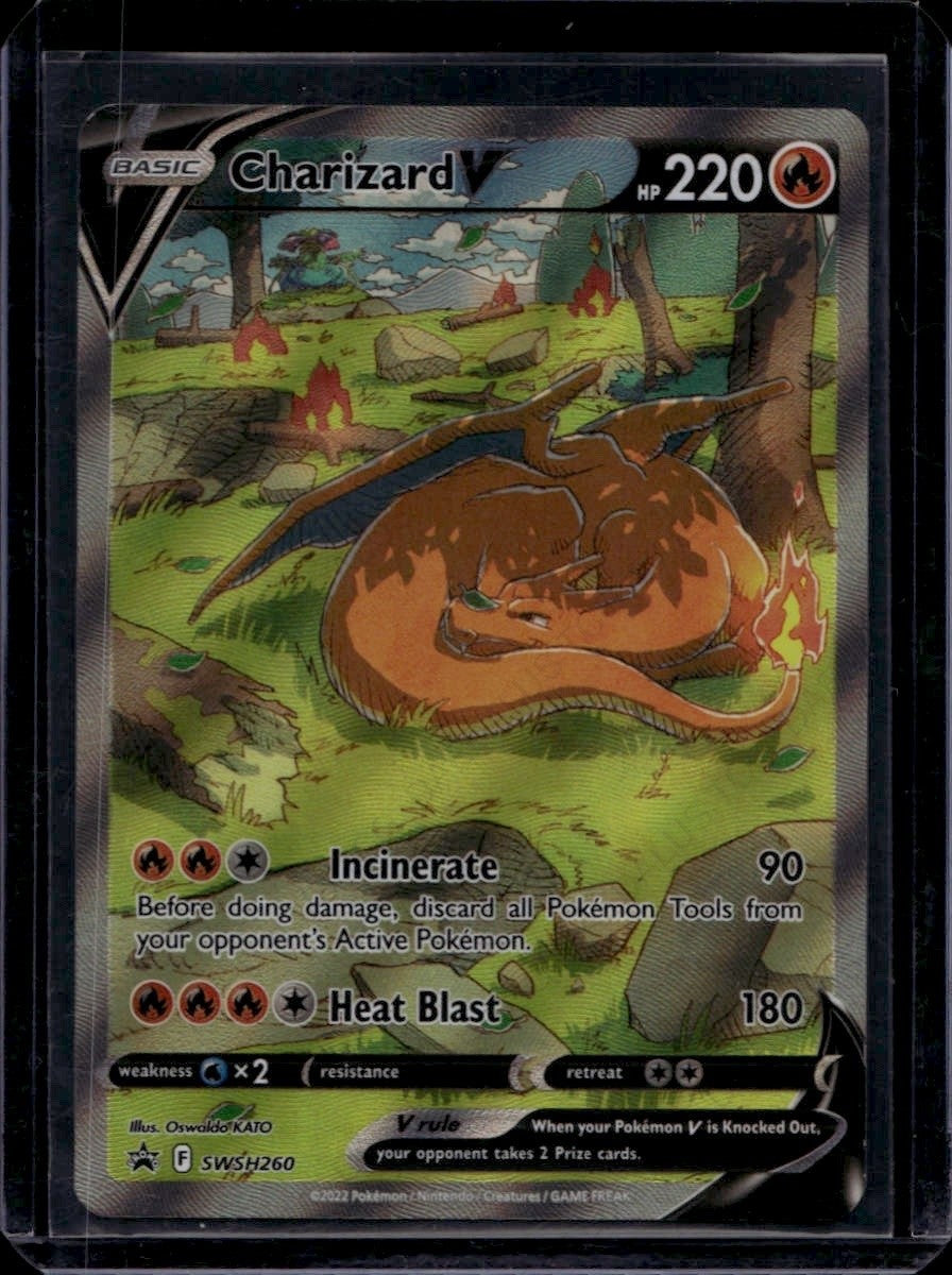 Charizard V - SWSH260 Holofoil Promo SWSH: Sword & Shield Promo Cards NM