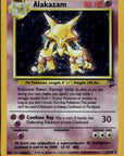 Alakazam Holofoil Holo Rare Base Set 2 001/130 LP