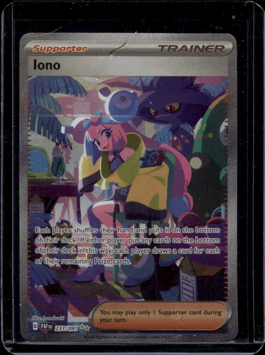 Iono - 237/091 Holofoil Special Illustration Rare SV: Paldean Fates 237/091 NM