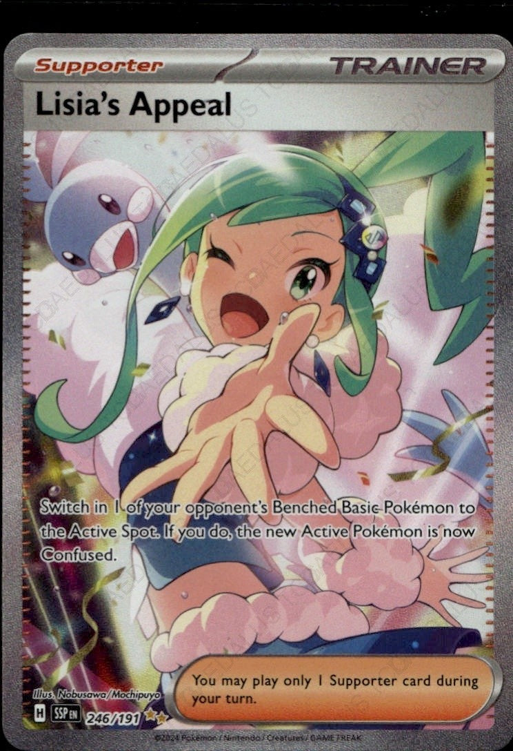 Lisia's Appeal - Special Illustration Rare SV08: Surging Sparks 246/191 NM