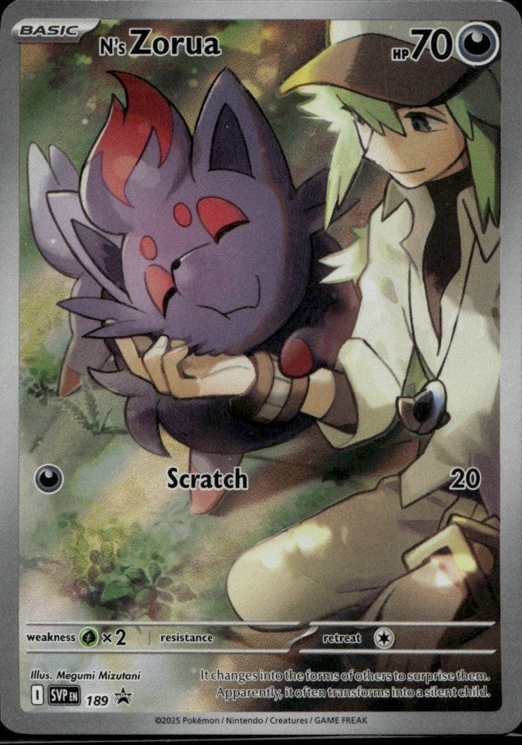 N's Zorua - 189 Holofoil Promo SV: Scarlet &amp; Violet Promo Cards 189 NM