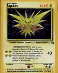 Zapdos (15) Unlimited Holofoil Holo Rare Fossil 15/62 HP