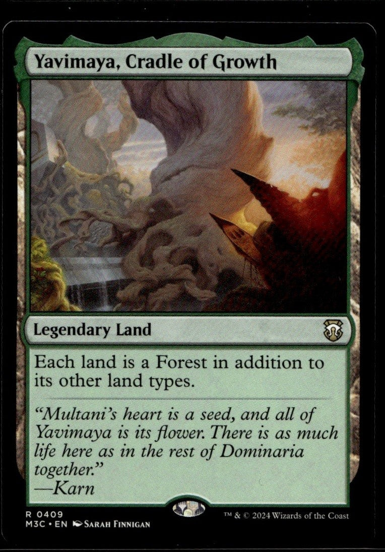 Yavimaya, Cradle of Growth Commander: Modern Horizons 3 409 NM