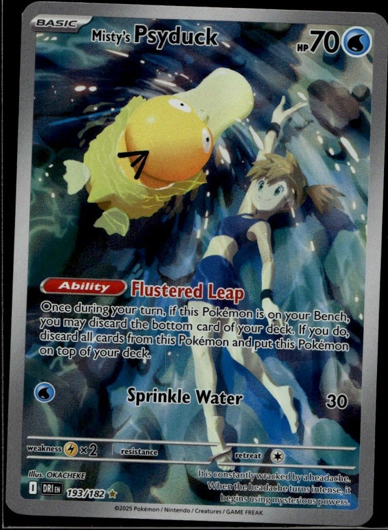 Misty's Psyduck - 193/182 Holofoil SV10: Destined Rivals 193/182 NM