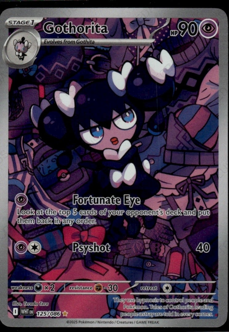 Gothorita Illustration Rare SV: White Flare 125/086 NM