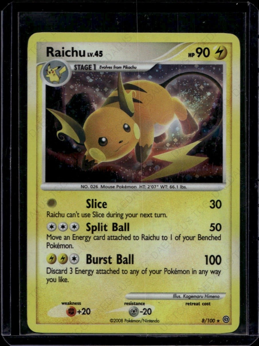 Raichu Holofoil Holo Rare Stormfront 8/100 NM
