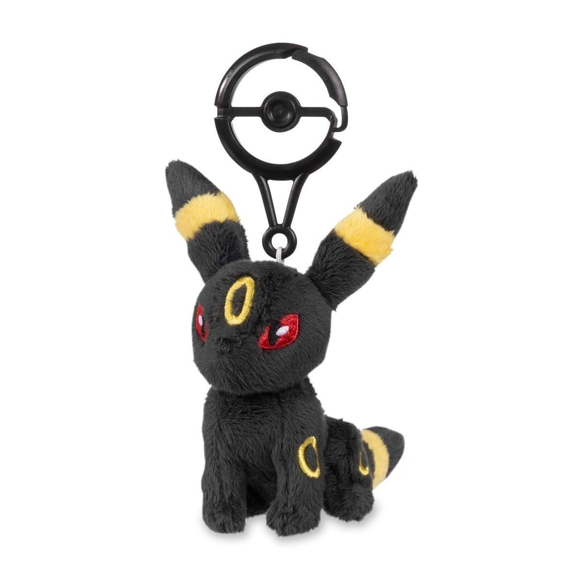 Umbreon 197 Mascot with Carabiner mini PLUSH Pokemon Center NEW WITH TAGS
