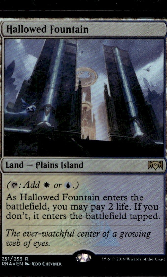 Hallowed Fountain Foil Ravnica Allegiance 251 NM