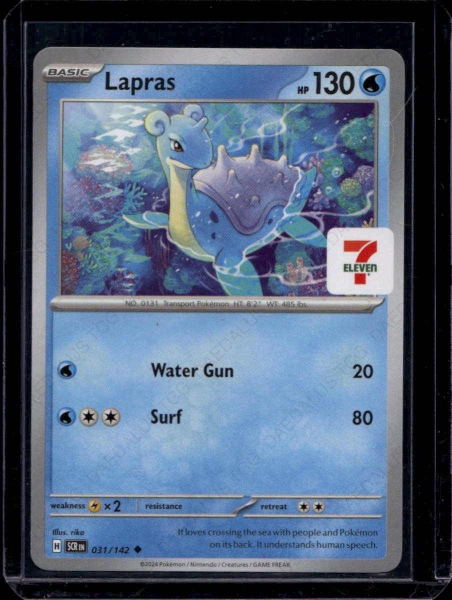 Lapras (7-Eleven Promo) Uncommon 031/142 NM