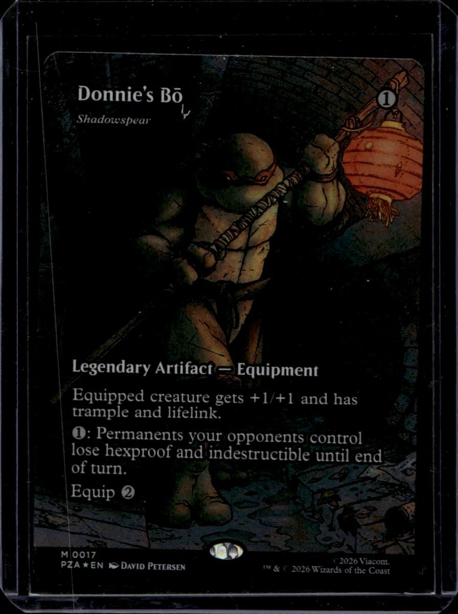 Donnie's Bo - Shadowspear (Borderless) Foil NM