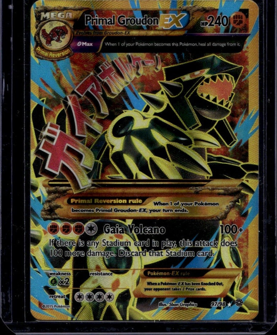 Primal Groudon EX (Shiny Full Art) 97/98 - XY Ancient Origins Holofoil Lightly Played Primal Groudon EX (Shiny Full Art) 97/98 - XY Ancient Origins Holofoil Lightly Played